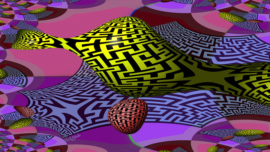 Mandelbrot Maze Digital Art