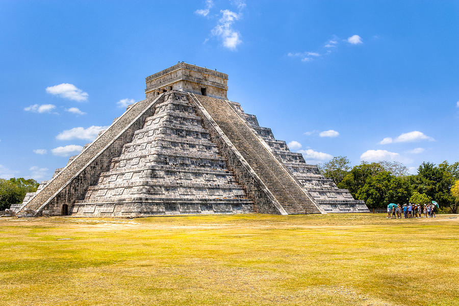 Amazing Mayan Pyramid at Chichen Itza Photograph by Mark Tisdale