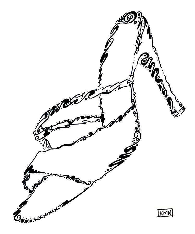 Amazing Shoe Drawing by Katrina Nixon