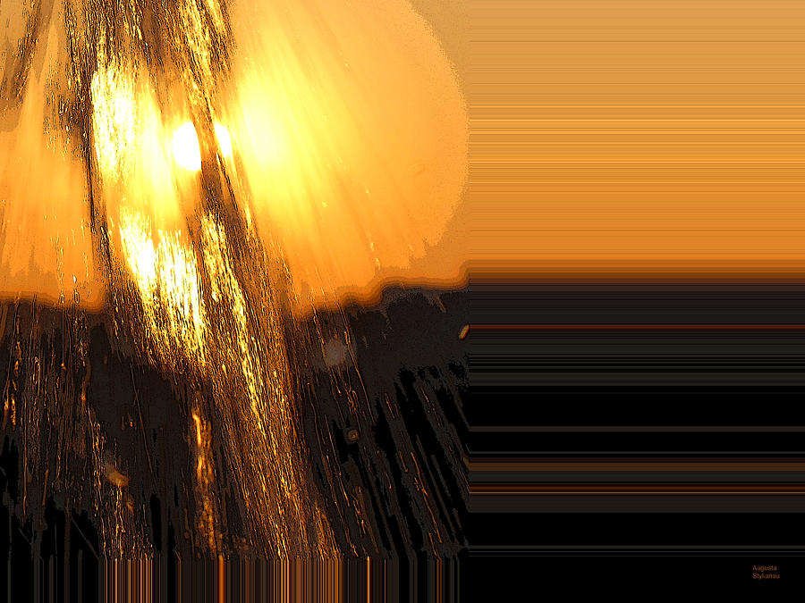 Abstract Sunrise Digital Art - Amazing Sunrise by Augusta Stylianou