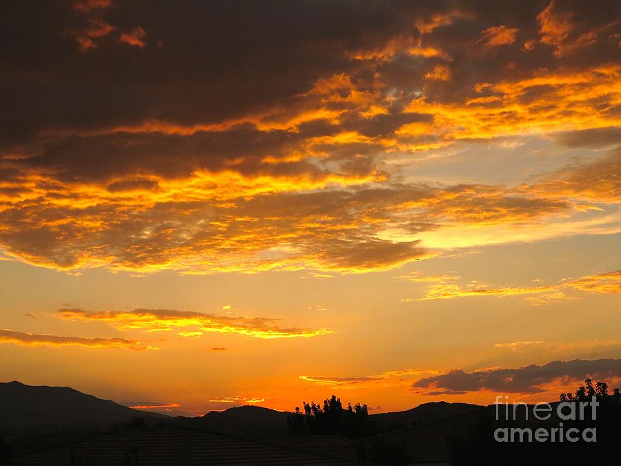 Amazing Sunset Photograph by Phyllis Kaltenbach