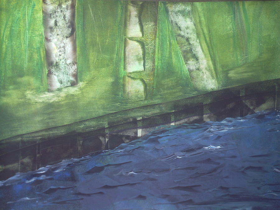 Amazon Black River Painting by Sergio Alexandre Fine Art America