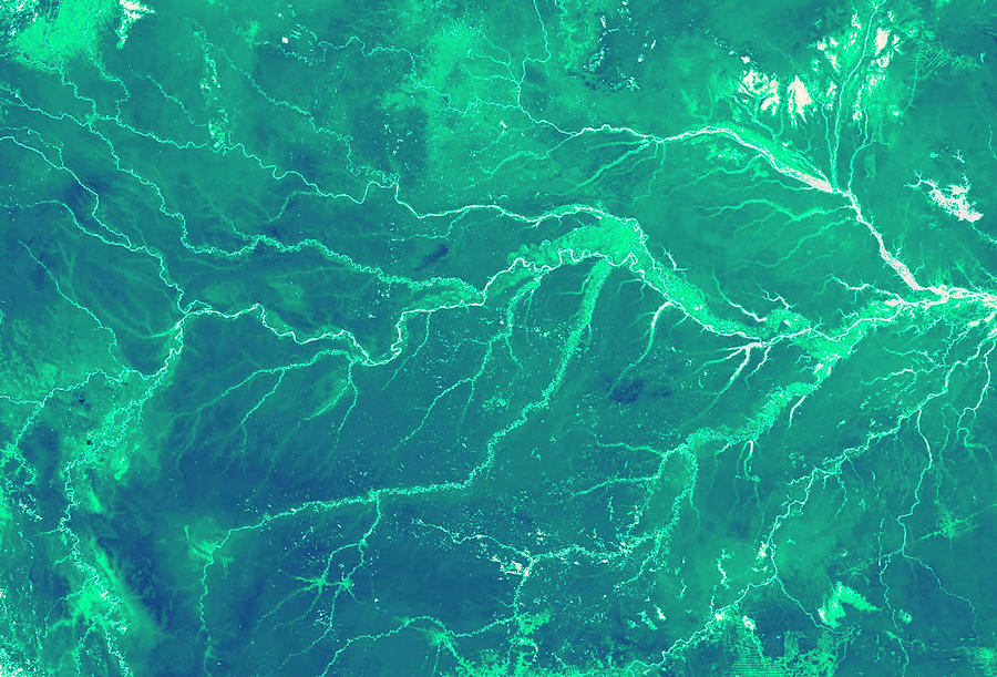 Amazon Rainforest Photograph by Nasa Earth Observatory