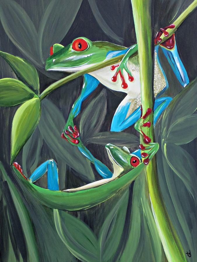Wildlife Painting - Ambassador Frog by Tracie Davis
