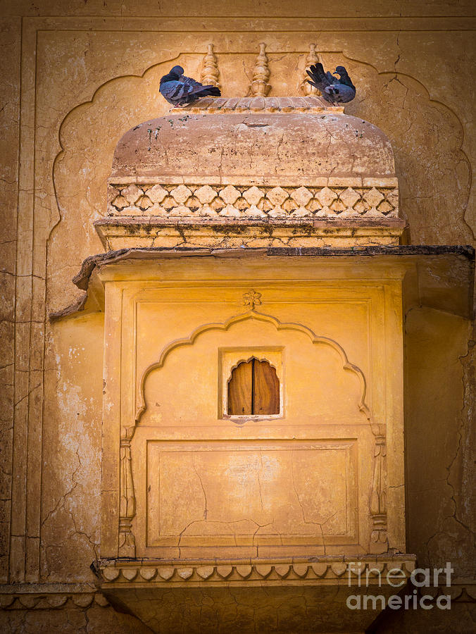 Amber Fort Birdhouse Photograph by Inge Johnsson