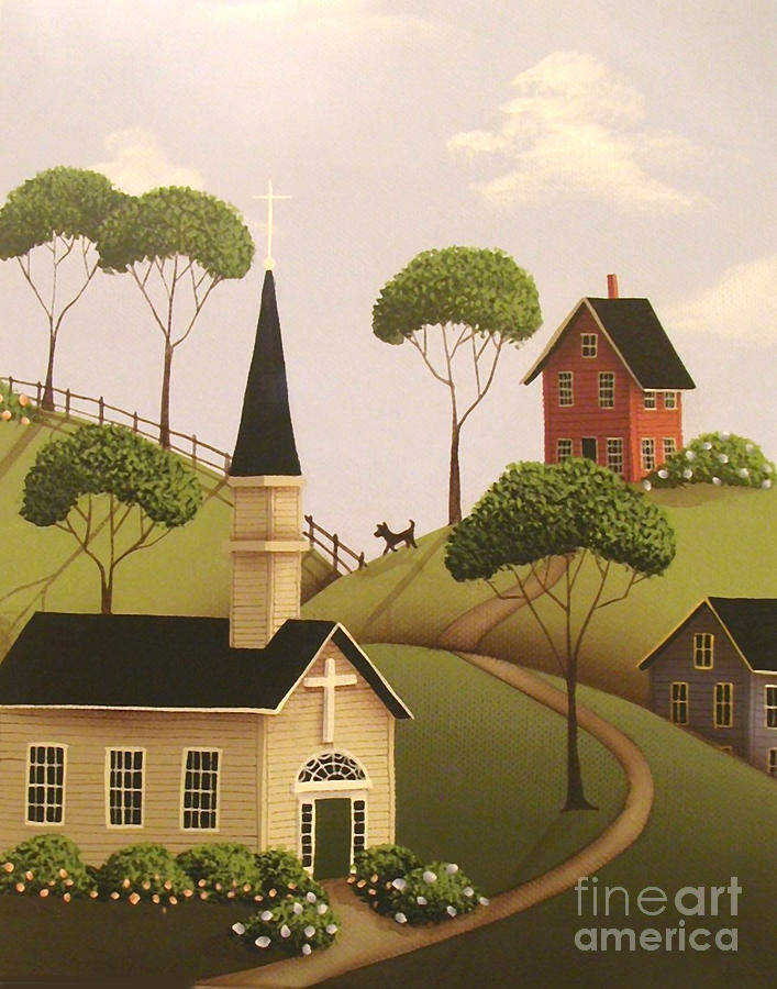 Amber Hills Painting by Catherine Holman