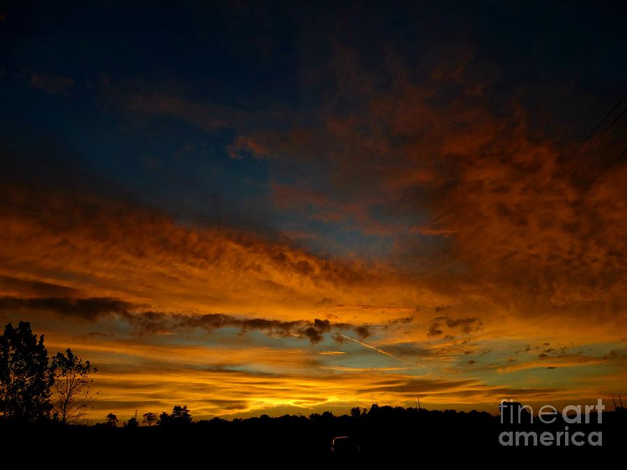 Amber Skys six Photograph by Scott Bennett - Fine Art America