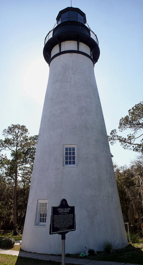 Ameila Island Lighthouse Photograph by Georgia Clare