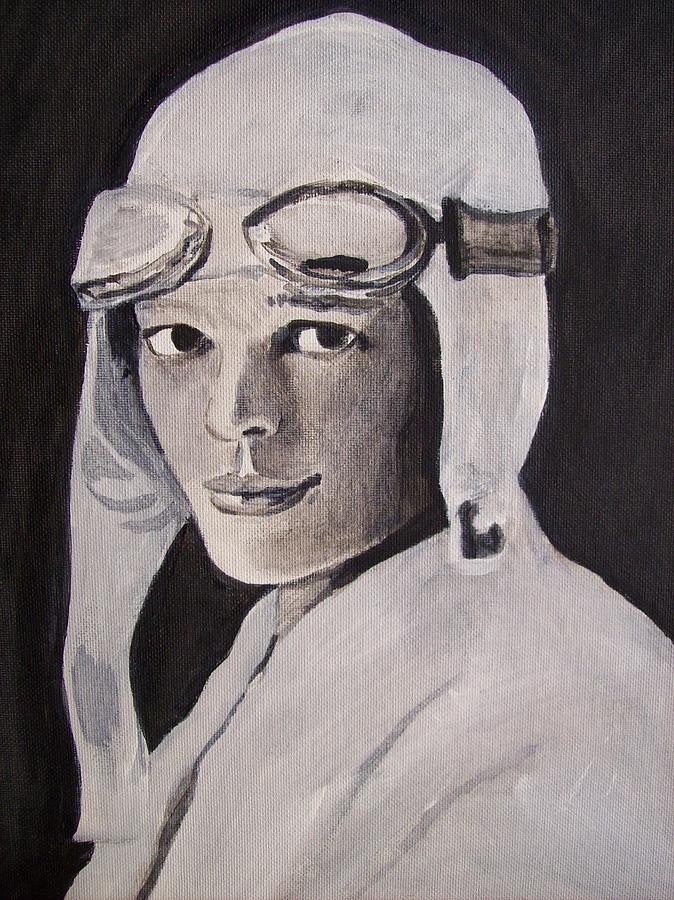 Amelia Earhart Painting by Amber Stanford - Fine Art America