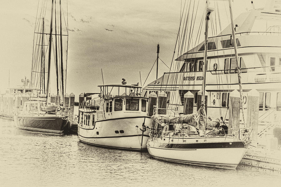 Boat Photograph - Amelia Island Boat Docks by Barry Jones