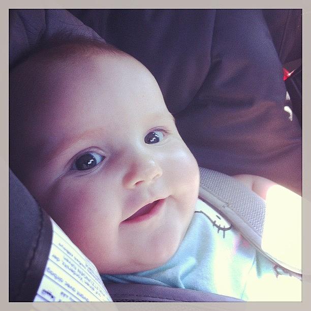 Car Photograph - Amelia Loves The Camera 👶❤📷📱 by Lauren Simmons