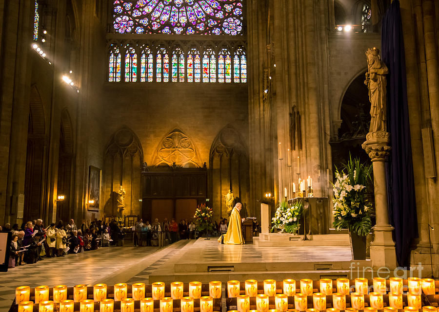 Notre Dame Photograph - Amen by Will Cardoso