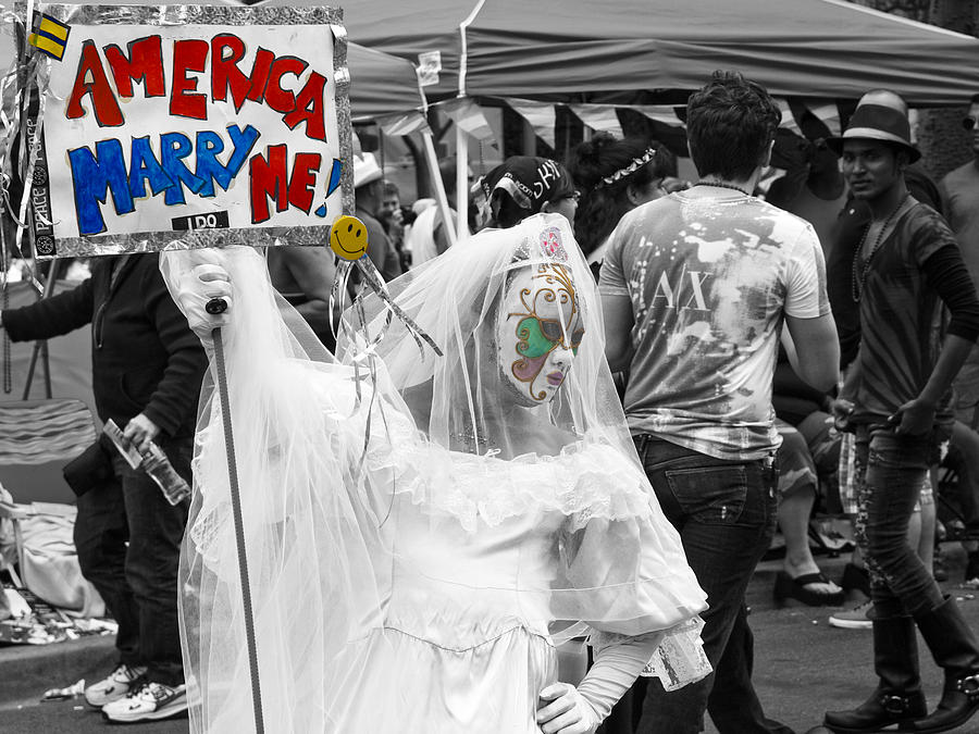 America Marry Me Photograph by Rebecca Dru