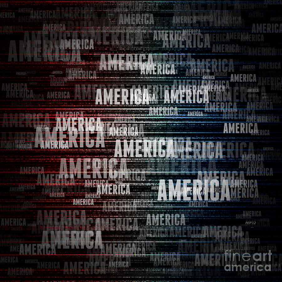 America Digital Art by Phil Perkins