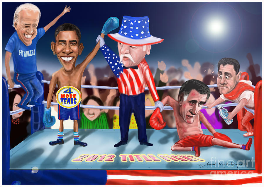 Joe Biden Digital Art - America wins by Fred Makubuya
