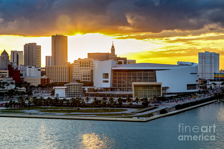 American Airlines Arena Photograph by Rene Triay FineArt Photos
