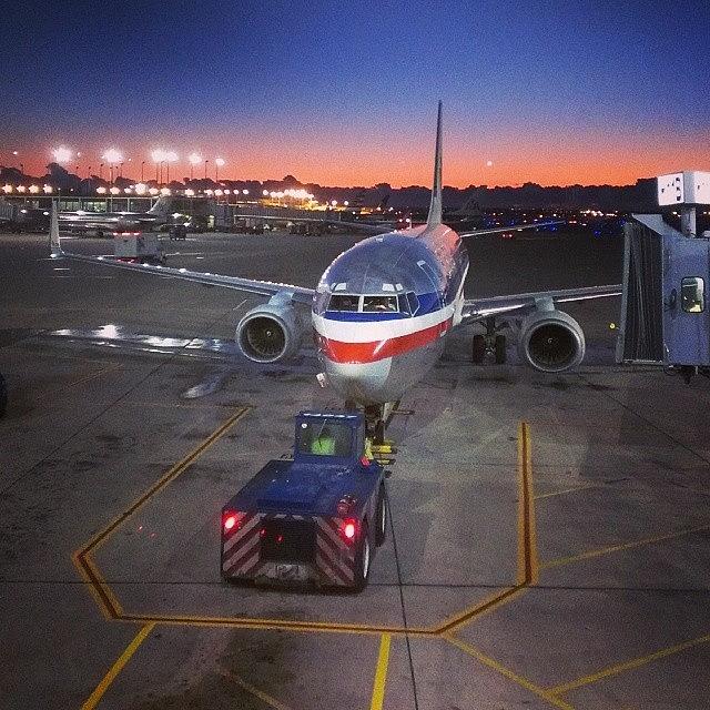 Chicago Photograph - American Airlines @kord On The Way To by Dan Piraino