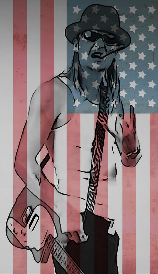 American Badass Digital Art - American Badass by Dan Sproul American Badass Digital Art - American Badass by Dan Sproul