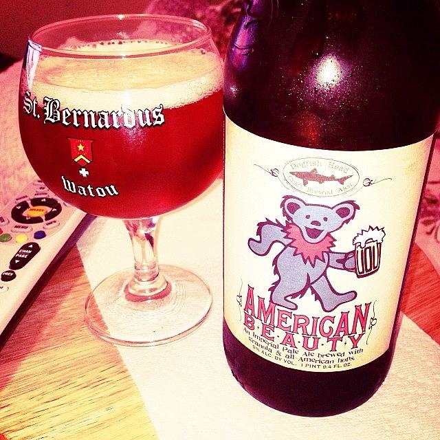 Beer Photograph - American Beauty #dogfishhead #craftbeer by Manny L