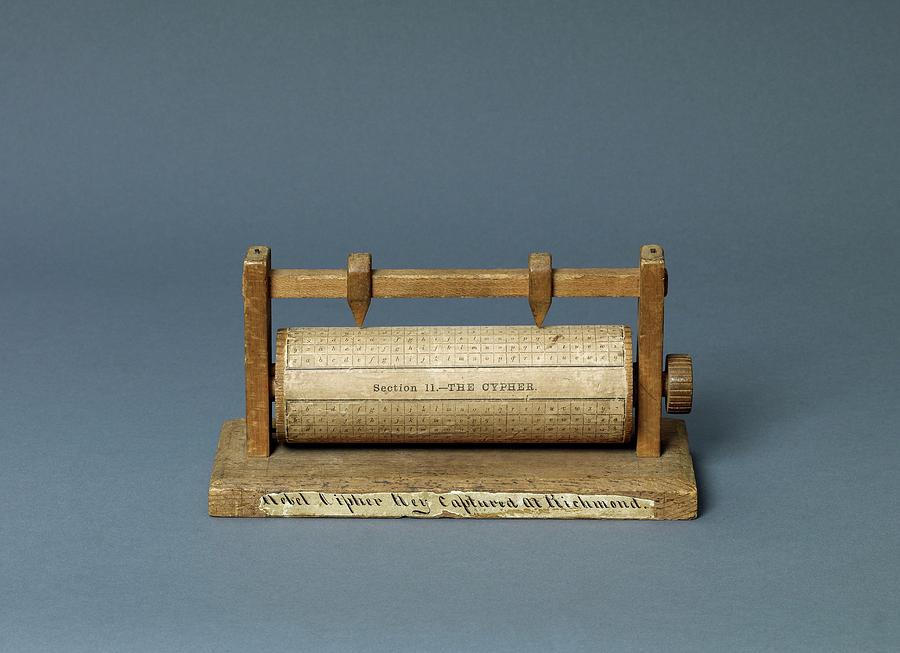 Key Photograph - American Civil War Cipher Reel by Library Of Congress