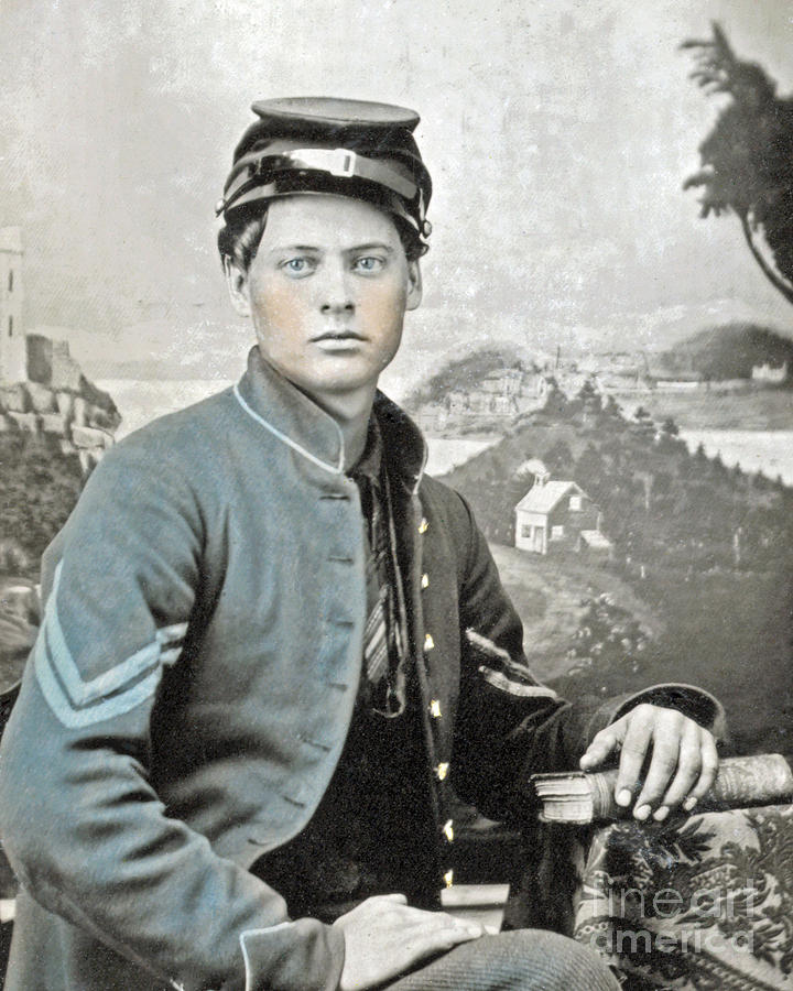 An American Civil War Soldier Photograph by Celestial Images