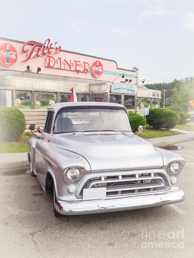 American Classics Tilton Diner Classic Pickup Truck Photograph by Edward Fielding