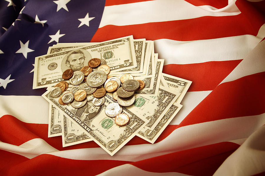 American currency  Photograph by Les Cunliffe