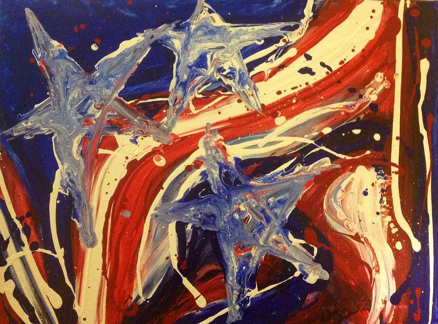 Abstract Painting - American Dream by Kolene Parliman