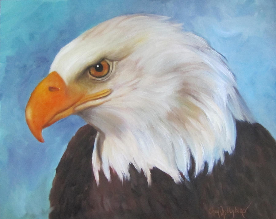 American Eagle Painting by Cheri Wollenberg