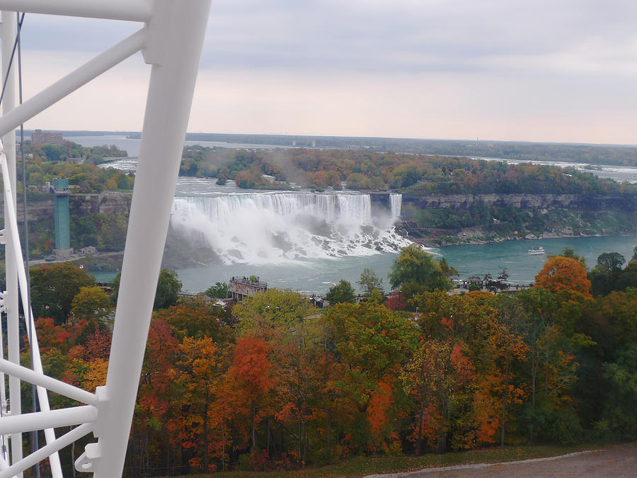 American Falls from SkyWheel Photograph by Richard Reeve