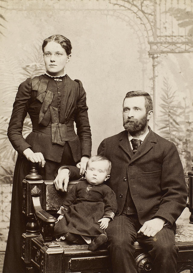 American Family, C1880-85 Photograph by Granger