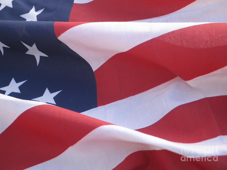 Still Life Photograph - American Flag   by Chrisann Ellis