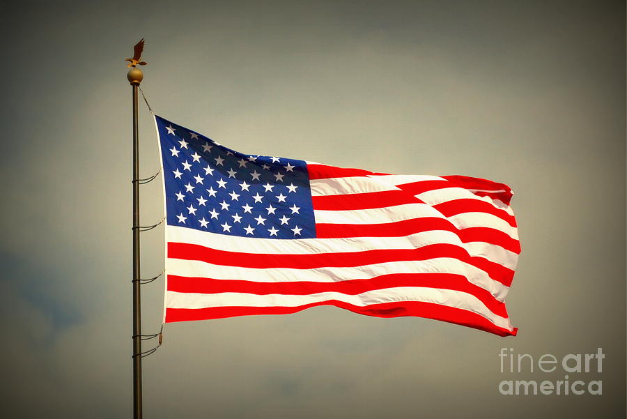 American Flag Photograph By Derry Murphy - Fine Art America