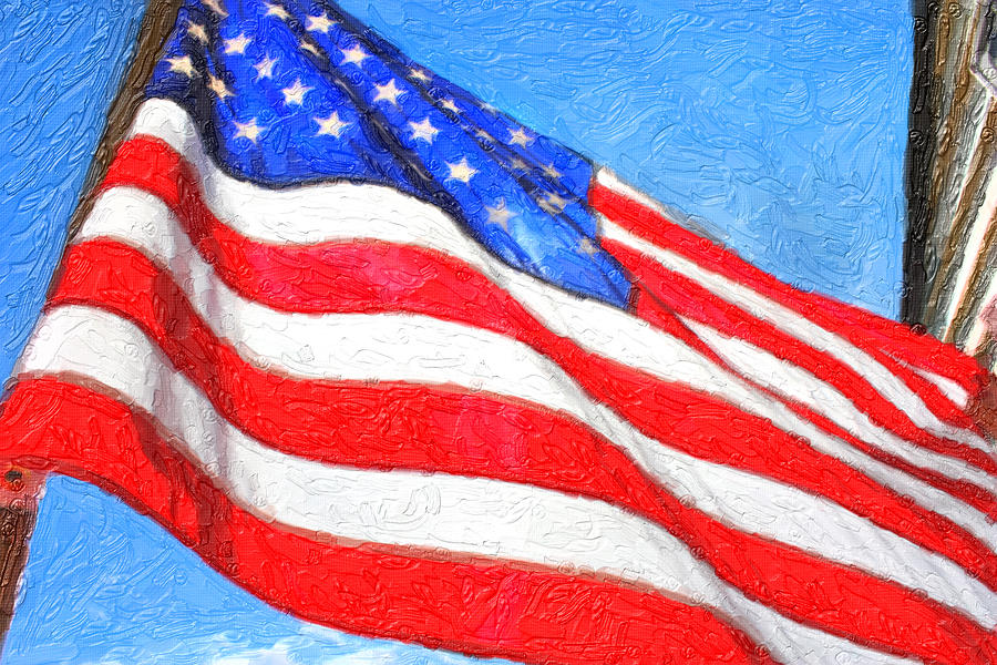American Flag Digital Art by Gravityx9  Designs
