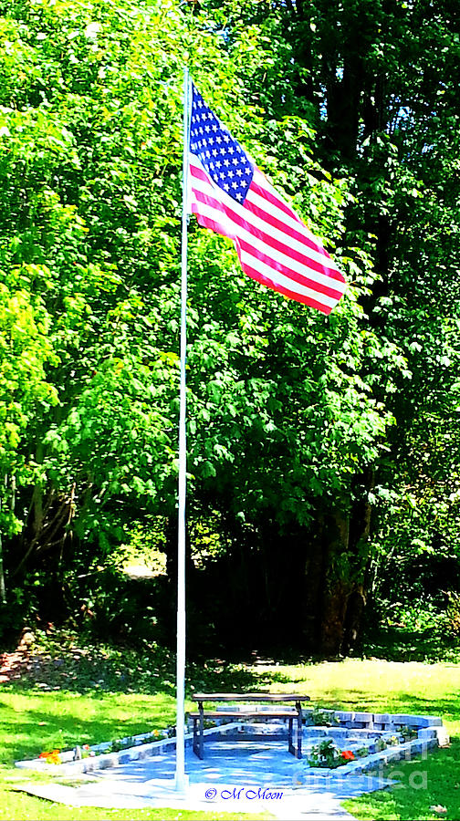American Flag - Honoring John Photograph by Tap On Photo