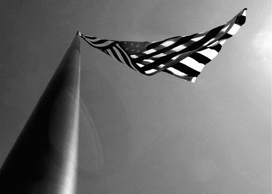 Unusual View of an American Flag  Photograph by Jodie Marie Anne Richardson Traugott          aka jm-ART
