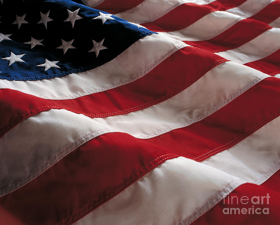 Old Glory Photograph - American Flag by Jon Neidert