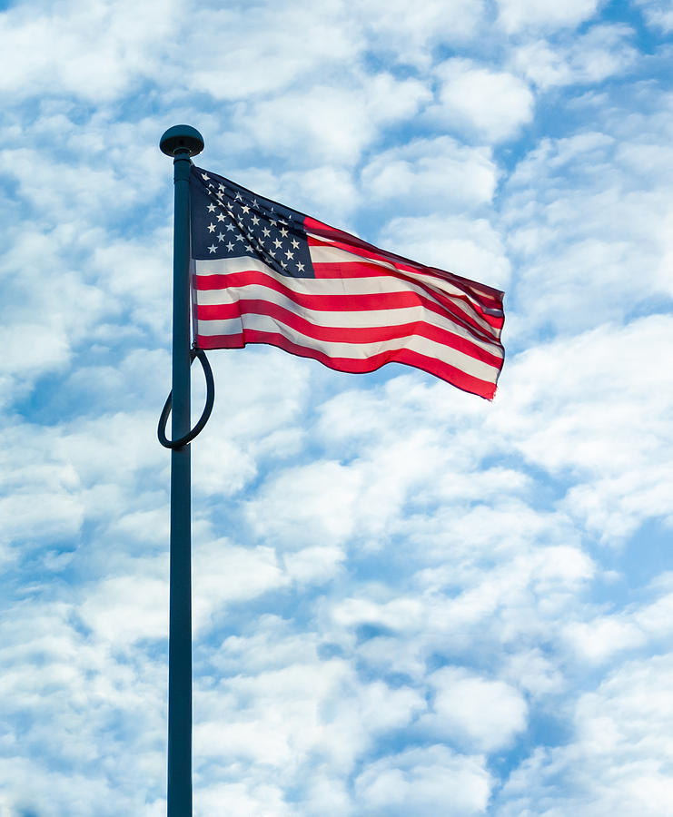American Flag Photograph by Semmick Photo