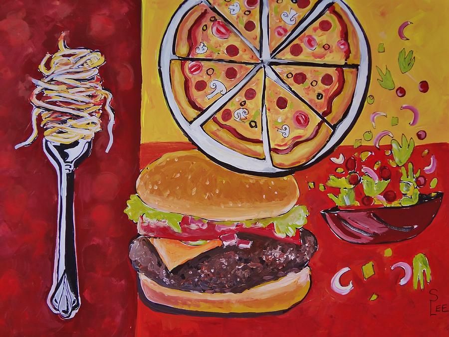 food paintings art