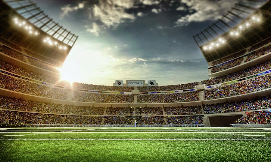 American Football Stadium Photograph by Dmytro Aksonov