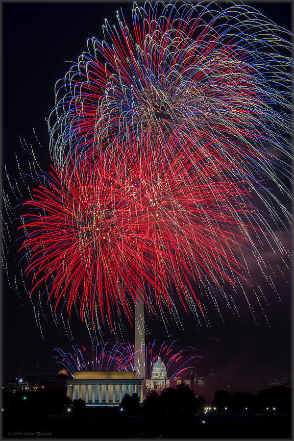 American Fourth of July Photograph by Erika Fawcett