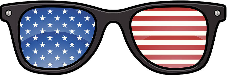 American Glasses Drawing by Fr86