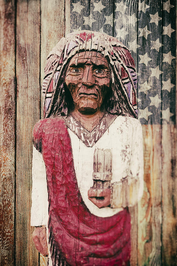 American Icon - The Wooden Indian Photograph