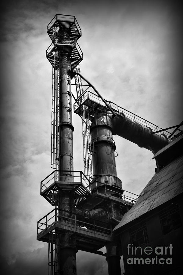 American Industry in Black and White Photograph by Paul Ward