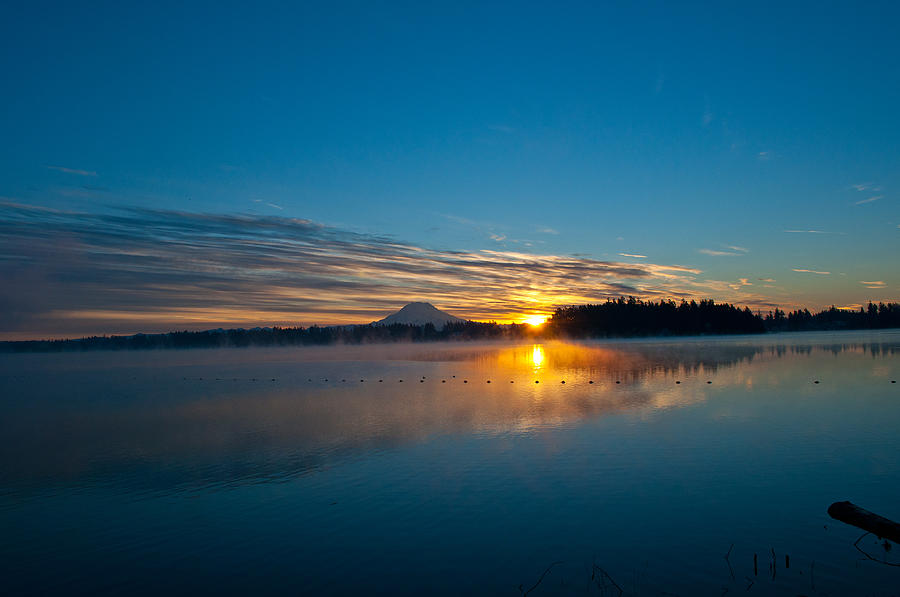 American Lake Sunrise Photograph by Tikvahs Hope