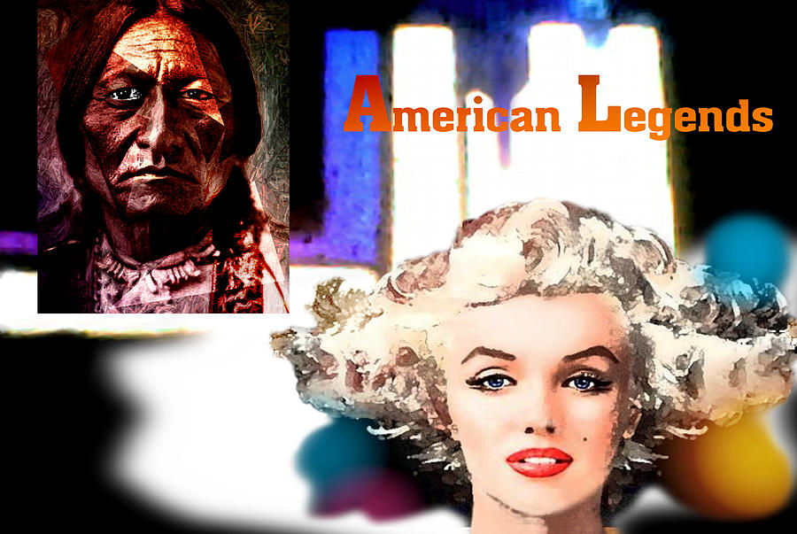 American  Legends Painting by Hartmut Jager