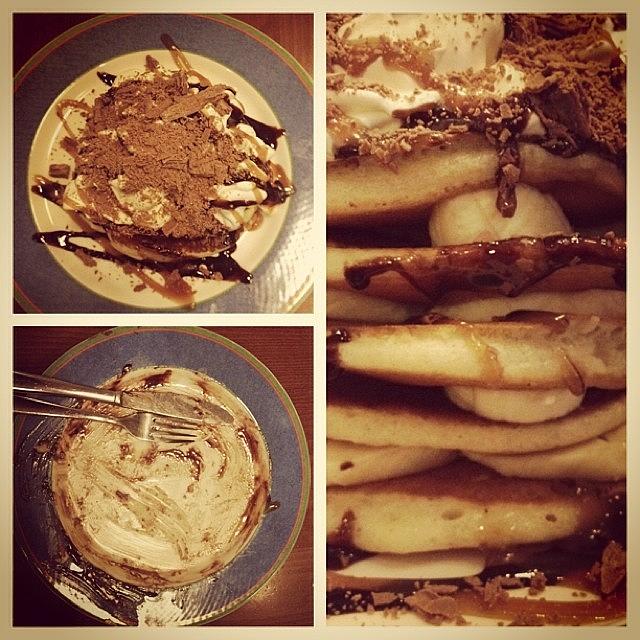 Pancake Photograph - American Pancake Stack Demolished 😷 by Zoe Horrocks