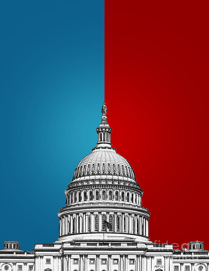 American Politics Digital Art by Phil Perkins