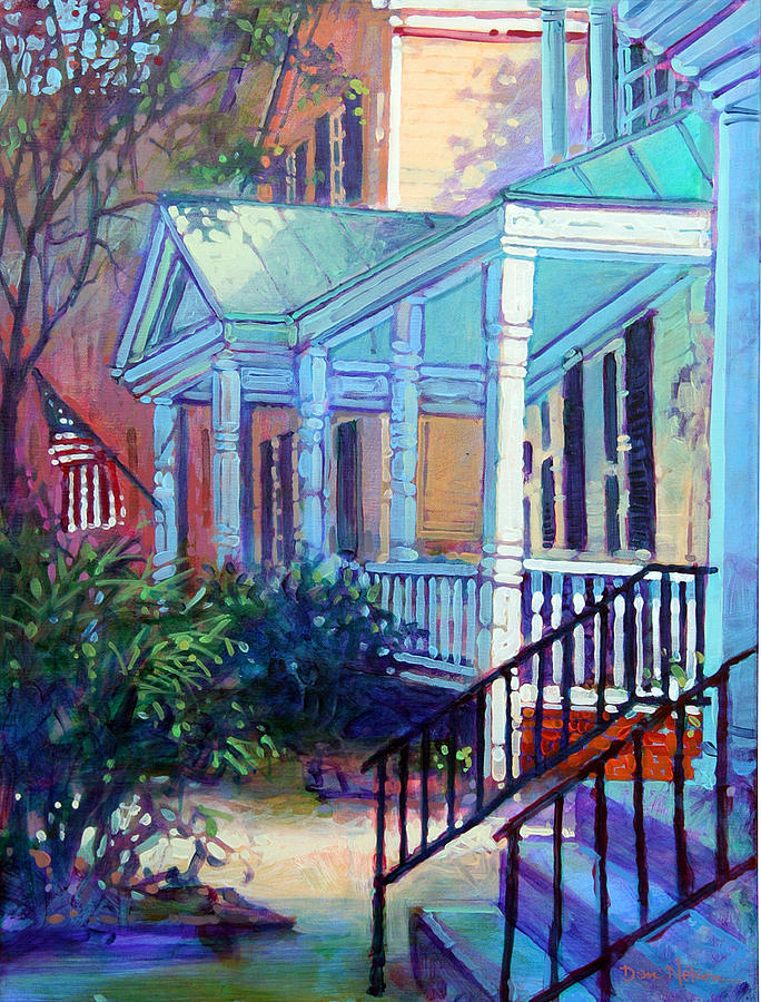 American Porch Painting by Dan Nelson