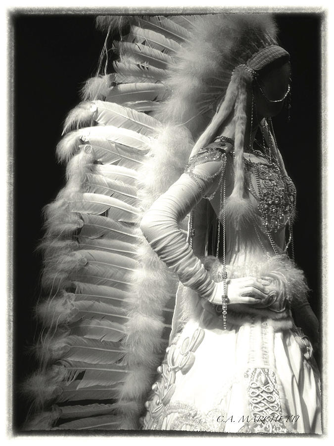 Black And White Photograph - American Princess  by Carolyn Marchetti